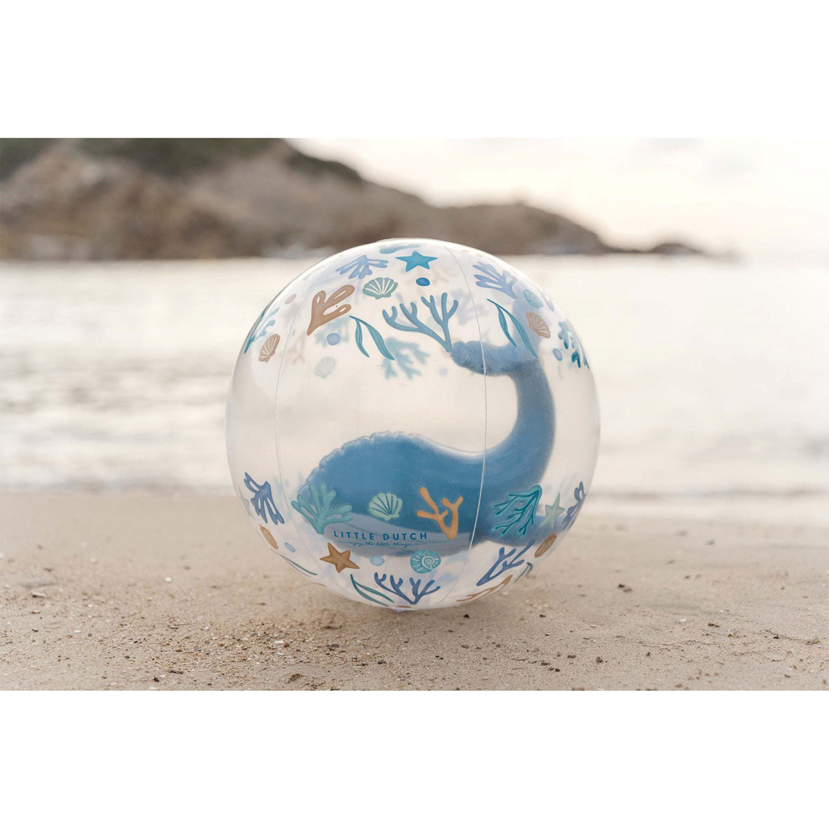 Little Dutch paplūdimio kamuolys 3D OCEAN DREAMS BLUE