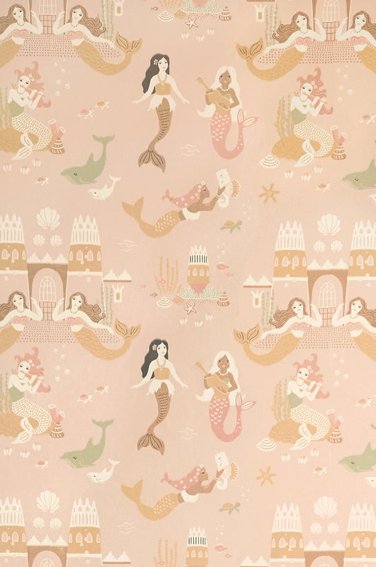 Majvillan tapetai MERMAID REEF SWEET PINK