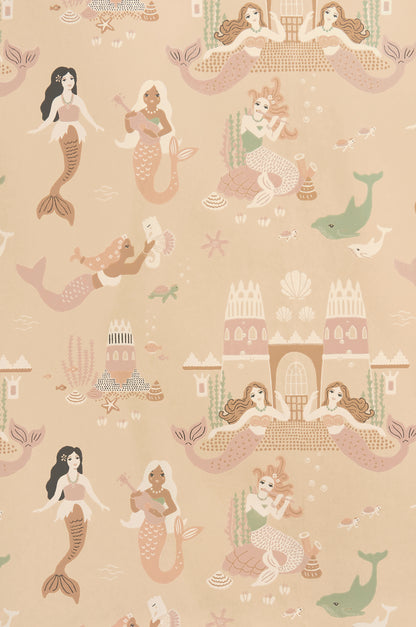 Majvillan tapetai MERMAID REEF SANDY BEIGE