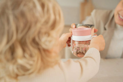 Little Dutch puodelis „Trainer“ 360° su rankenėlėmis  FAIRY GARDEN, 200 ml