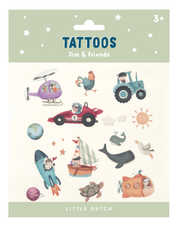 Little Dutch tatuiruotės JIM