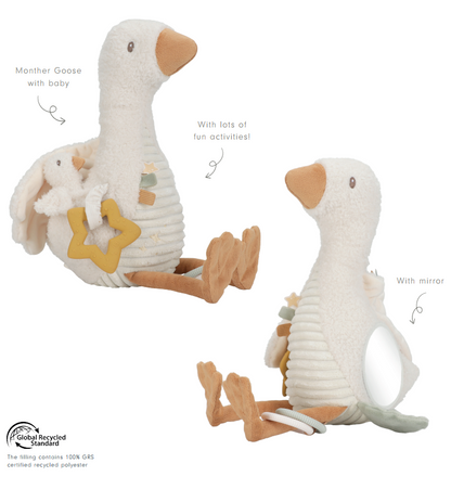 Little Dutch lavinančių veiklų žąsiukas NEWBORN NATURALS