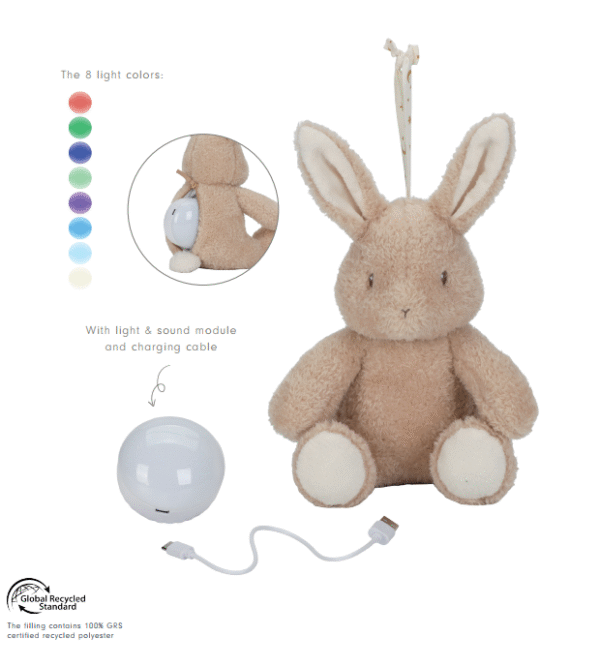 Little Dutch zuikis su garsu ir šviesa NEWBORN NATURALS