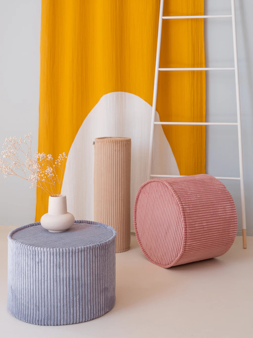 WIGIWAMA apvalus pufas Pink Mousse