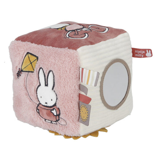 Little Dutch minkštas lavinamasis kubas MIFFY FLUFFY PINK