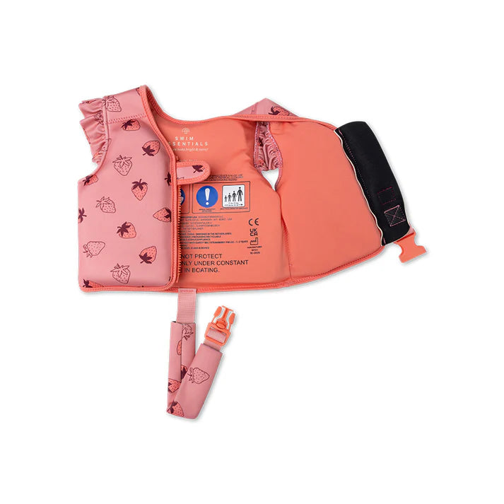 Plaukimo liemenė PINK STRAWBERRY FIELDS (11-15kg)