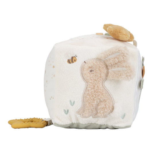 Little Dutch Minkštas lavinamasis kubas NEWBORN NATURALS