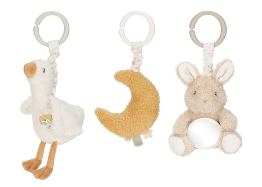 Little Dutch pakabinamų žaislų rinkinys NEWBORN NATURALS