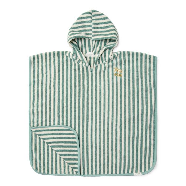 Little Dutch paplūdimio pončas SEASHELLS & STRIPES
