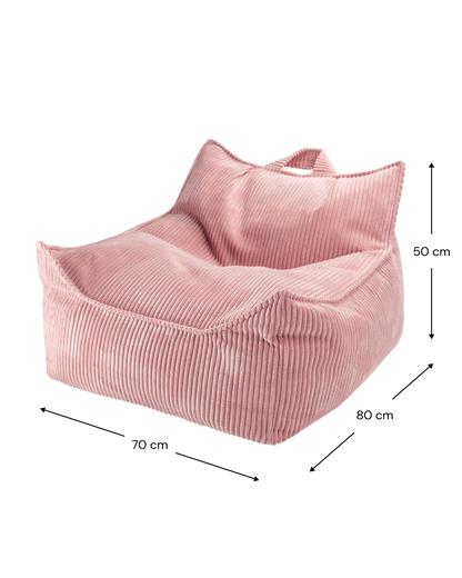 WIGIWAMA vaikiškas sėdmaišis Pink Mousse Beanbag