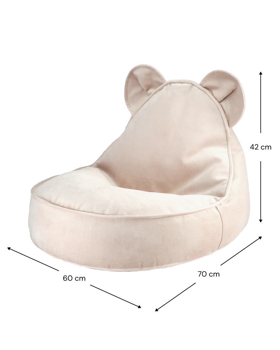 WIGIWAMA vaikiškas sėdmaišis Beige Bear Beanbag