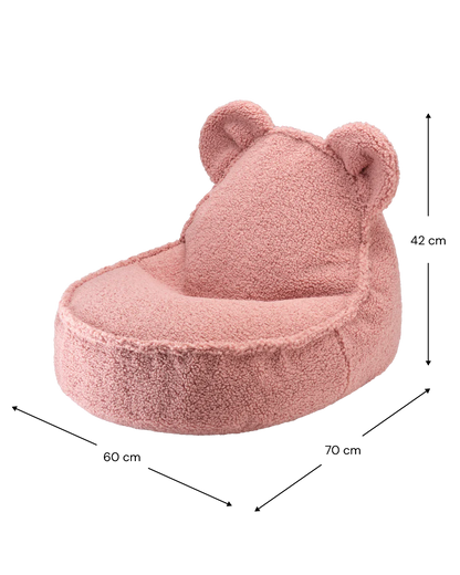 WIGIWAMA vaikiškas sėdmaišis Guava Bear Beanbag