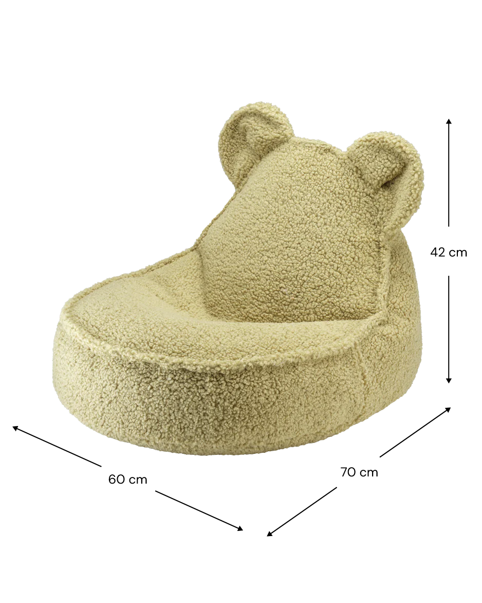 WIGIWAMA vaikiškas sėdmaišis Matcha Bear Beanbag