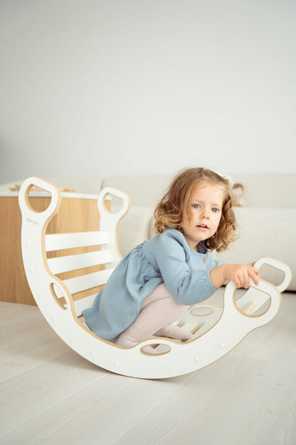 Montessori sūpynės ir čiuožykla/laipiojimo siena SMALL LADDER