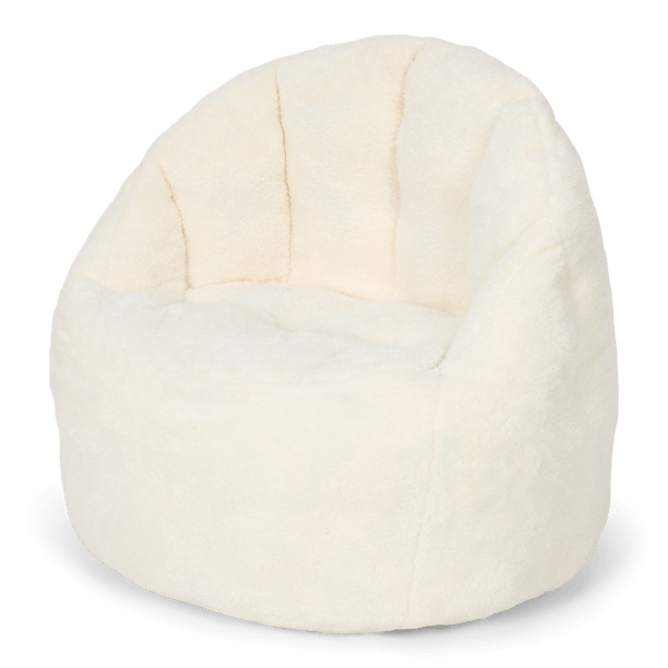 Little Dutch vaikiškas fotelis TEDDY SOFT WHITE