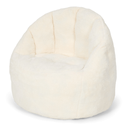 Little Dutch vaikiškas fotelis TEDDY SOFT WHITE