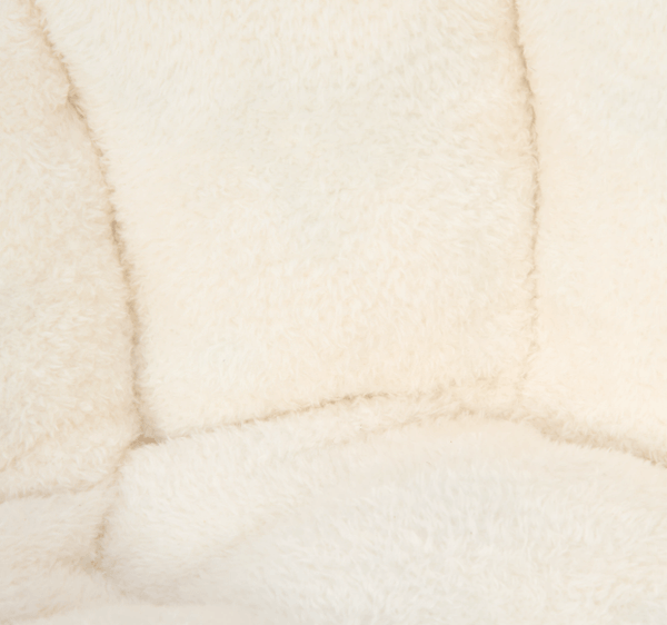 Little Dutch vaikiškas fotelis TEDDY SOFT WHITE