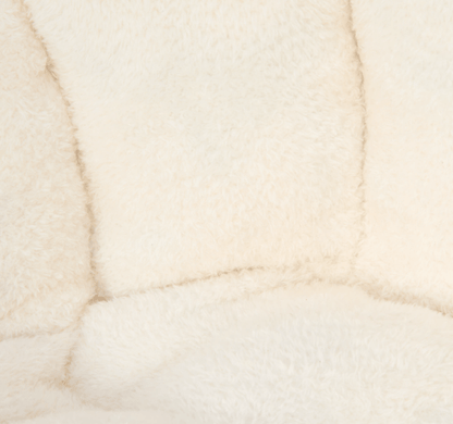 Little Dutch vaikiškas fotelis TEDDY SOFT WHITE