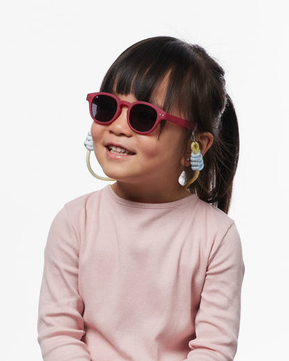IZIPIZI Akiniai nuo saulės vaikams Kids+ SUN 3-5 metai #C CRANBERRY