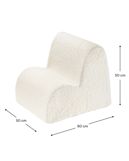 WIGIWAMA krėslas Cloud Cream White