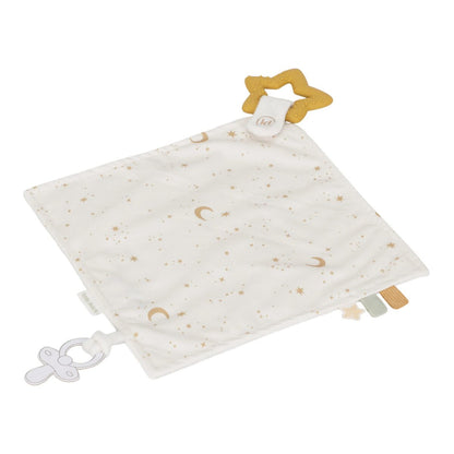 Little Dutch kūdikio migdukas su kramtukais ir čiulptuko laikikliu NEWBORN NATURALS