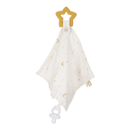 Little Dutch kūdikio migdukas su kramtukais ir čiulptuko laikikliu NEWBORN NATURALS