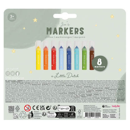 Little Dutch flomasteriai JIM IR DRAUGAI