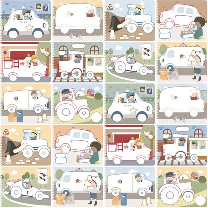 Little Dutch spalvojimo knygelė JIM IR DRAUGAI