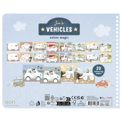 Little Dutch spalvojimo knygelė JIM IR DRAUGAI