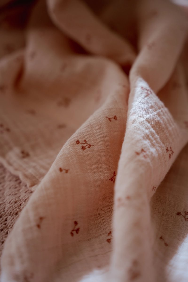 Little Dutch muslino vystyklai  PURE Blossom  120 x 120 cm