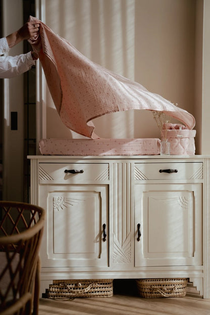 Little Dutch muslino vystyklai  PURE Blossom  120 x 120 cm