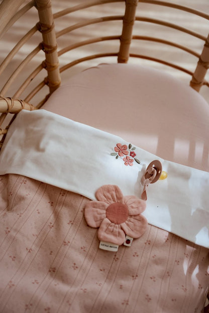 Little Dutch vaikiškos lovelės užtiesalas PURE Blossom 110×140 cm