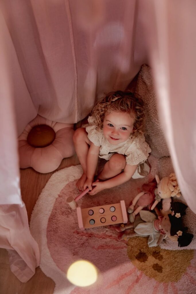 Little Dutch megzta pagalvėlė Gėlytė