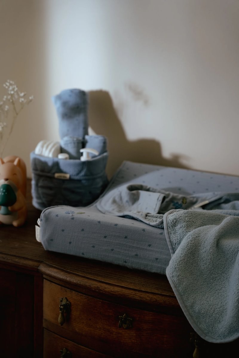 Little Dutch dygsniuotas daiktų laikymo krepšys mažas,PURE mėlyna