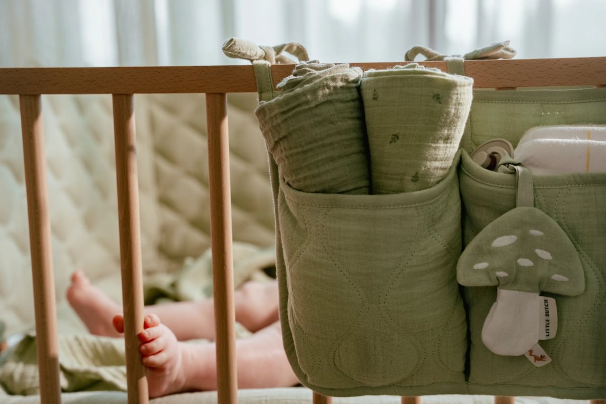 Little Dutch muslino vystyklai PURE Sage 70 x 70cm