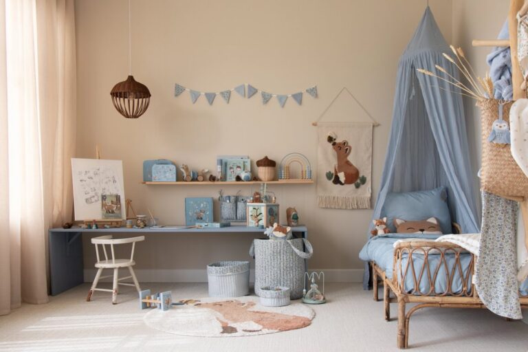 Little Dutch Dekoratyvinis sieninis kilimėlis FOREST FRIENDS