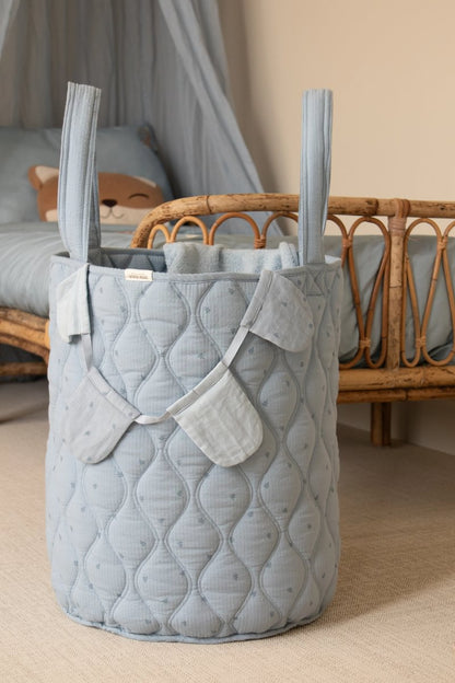 Little Dutch dygsniuotas daiktų laikymo krepšys didelis ,PURE mėlyna