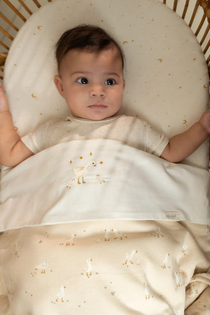 Little Dutch lovelės paklodė su guma Mėnulis ir žvaigždės 60x 120 cm