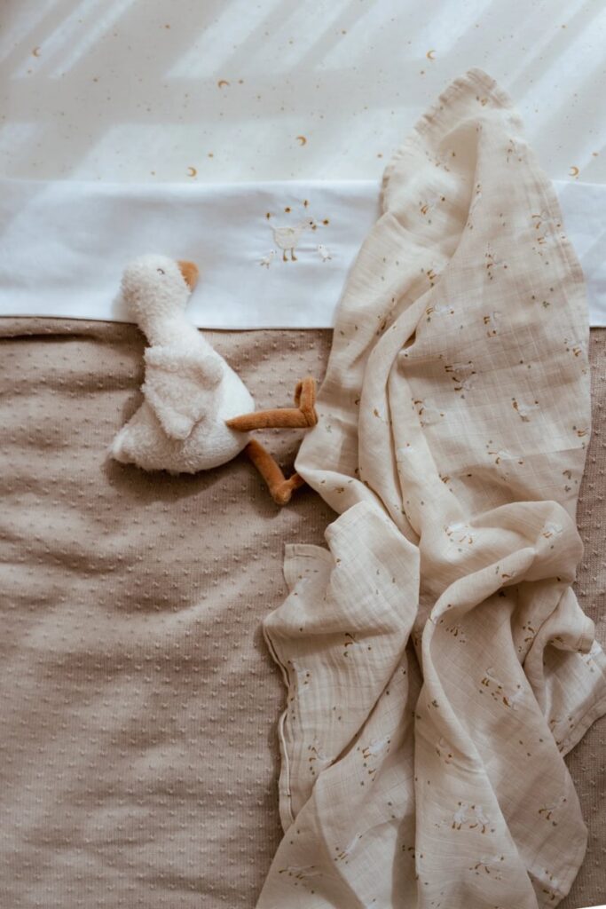 Little Dutch muslino vystyklai  LITTLE GOOSE  120 x 120 cm