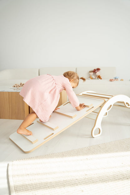 Montessori sūpynės ir čiuožykla/laipiojimo siena SMALL LADDER