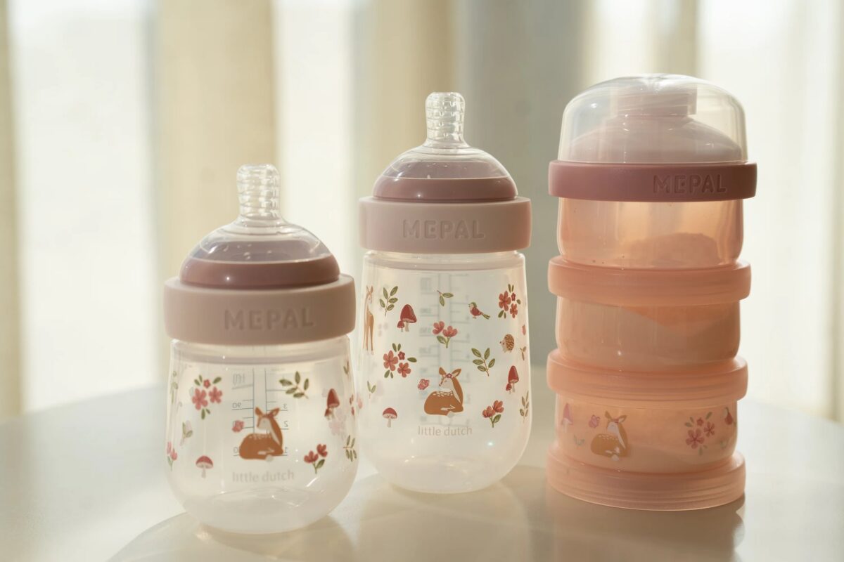 Little Dutch pieno miltelių indelių rinkinys FAIRY GARDEN 3 × 120 ml , 3 dalys