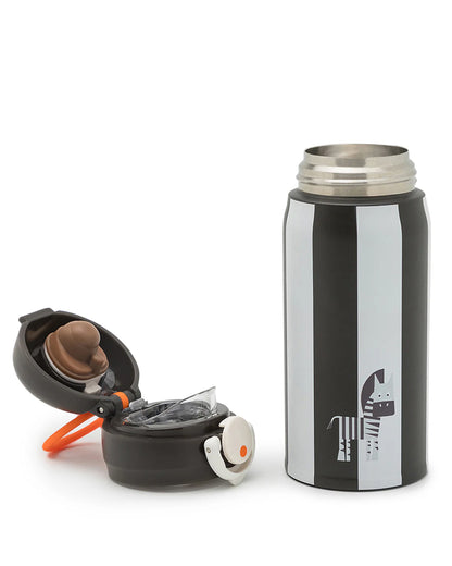 NOUI NOUI nerūdijančio plieno vandens buteliukas, ZEBRA 350 ml