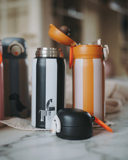 NOUI NOUI nerūdijančio plieno vandens buteliukas, LION 350 ml