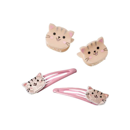 Plaukų segtukų rinkinys, KATINĖLIAI