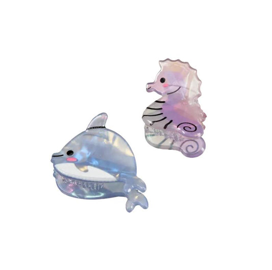 Plaukų segtukų rinkinys, JŪROS GYVŪNAI