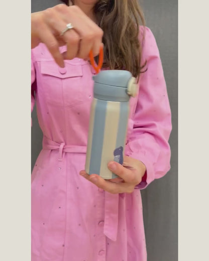 NOUI NOUI nerūdijančio plieno vandens buteliukas, DINO 350 ml
