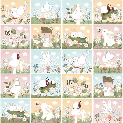 Little Dutch spalvinimo knygelė ROSA IR DRAUGAI