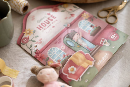 Little Dutch daugkartinio naudojimo lipdukų knygelė ROSA IR DRAUGAI