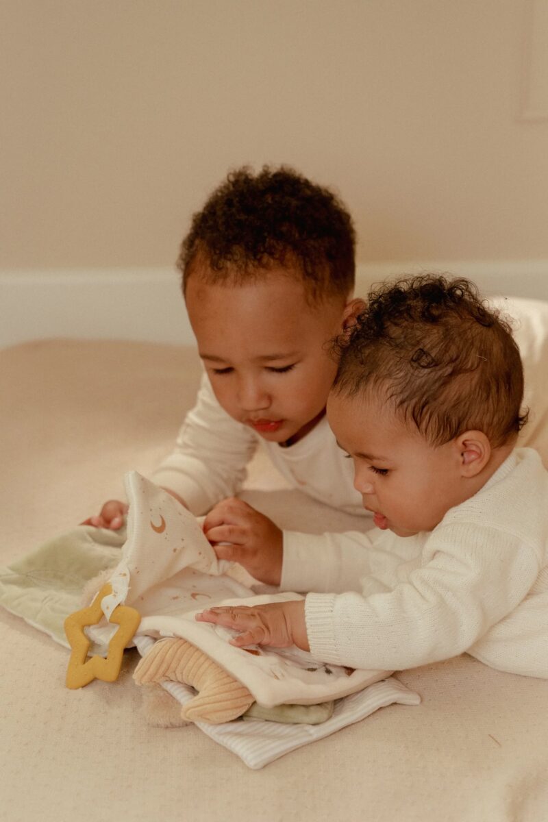 Little Dutch minkšta žaidimų knyga NEWBORN NATURALS