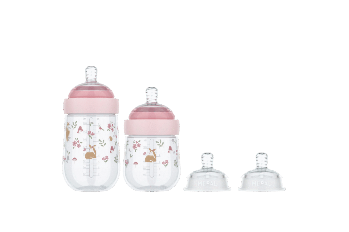 Little Dutch kūdikių buteliukų rinkinys FOREST FRIENDS, 165 ml + 240 ml